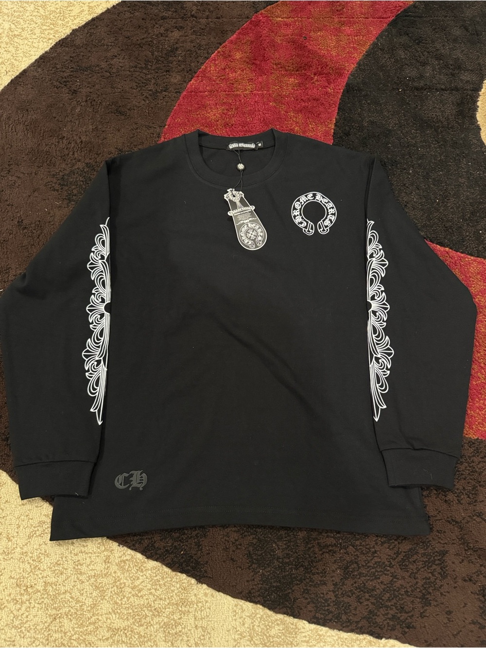 Chrome Hearts Black & White 
 Long Sleeve Shirt